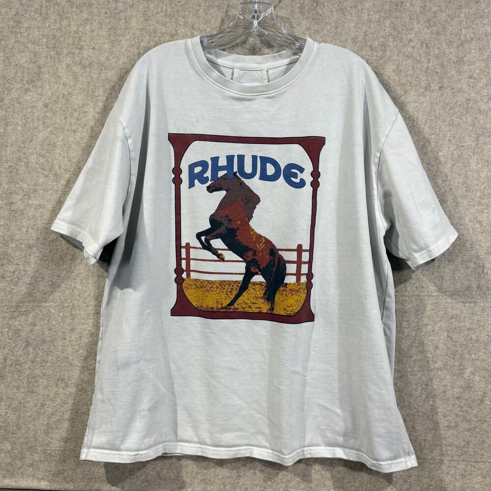 RHUDE | Cadre T-shirt | XL | Rodeo Horse Graphic Tee